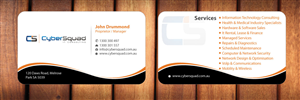 Business Card Design by Sbss for CyberSquad IT Consulting | Design: #1125635