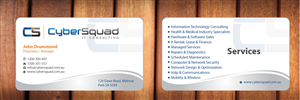 Business Card Design by Sbss for CyberSquad IT Consulting | Design: #1125636
