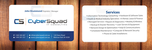Business Card Design by Sbss for CyberSquad IT Consulting | Design: #1125639