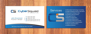 Business Card Design by Sbss for CyberSquad IT Consulting | Design: #1125644