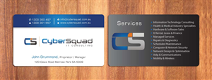 Visitenkarten-Design von Sbss für CyberSquad IT Consulting | Design: #1125649