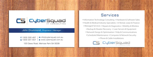 Visitenkarten-Design von Sbss für CyberSquad IT Consulting | Design: #1125657