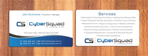 Visitenkarten-Design von Sbss für CyberSquad IT Consulting | Design: #1125659