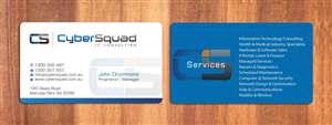 Visitenkarten-Design von Sbss für CyberSquad IT Consulting | Design: #1125661