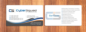 Visitenkarten-Design von Sbss für CyberSquad IT Consulting | Design: #1125662