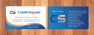 Visitenkarten-Design von Sbss für CyberSquad IT Consulting | Design: #1125663