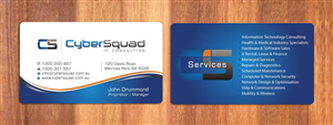 Visitenkarten-Design von Sbss für CyberSquad IT Consulting | Design: #1125664