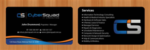 Visitenkarten-Design von Sbss für CyberSquad IT Consulting | Design: #1125760