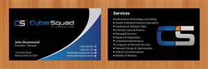 Visitenkarten-Design von Sbss für CyberSquad IT Consulting | Design: #1125768