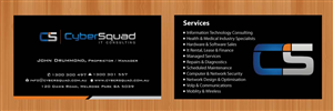 Visitenkarten-Design von Sbss für CyberSquad IT Consulting | Design: #1125770
