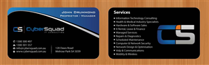 Visitenkarten-Design von Sbss für CyberSquad IT Consulting | Design: #1125777