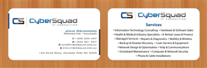 Visitenkarten-Design von Sbss für CyberSquad IT Consulting | Design: #1125783