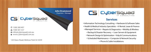 Visitenkarten-Design von Sbss für CyberSquad IT Consulting | Design: #1125785