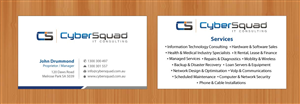Visitenkarten-Design von Sbss für CyberSquad IT Consulting | Design: #1125786