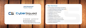 Business Card Design by Sbss for CyberSquad IT Consulting | Design: #1172939