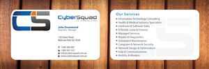 Business Card Design by Sbss for CyberSquad IT Consulting | Design: #1172943