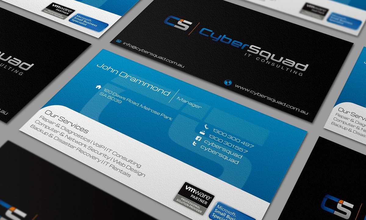 Design de Carte de Visite par Naavyd pour CyberSquad IT Consulting | Design #1124503