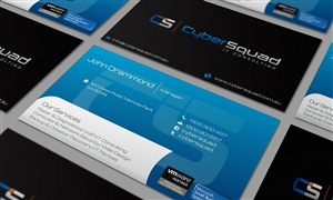 Business Card Design by Naavyd for CyberSquad IT Consulting | Design: #1124529