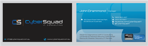 Business Card Design by Naavyd for CyberSquad IT Consulting | Design: #1130004