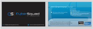 Business Card Design by Naavyd for CyberSquad IT Consulting | Design: #1141590