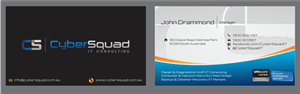 Business Card Design by Naavyd for CyberSquad IT Consulting | Design: #1147793