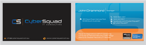 Business Card Design by Naavyd for CyberSquad IT Consulting | Design: #1147798