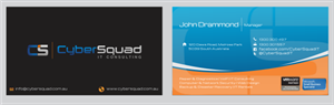 Business Card Design by Naavyd for CyberSquad IT Consulting | Design: #1147799