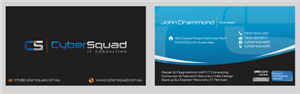 Business Card Design by Naavyd for CyberSquad IT Consulting | Design: #1150584