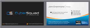 Business Card Design by Naavyd for CyberSquad IT Consulting | Design: #1150616