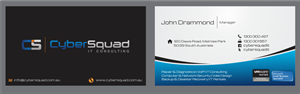 Business Card Design by Naavyd for CyberSquad IT Consulting | Design: #1150619