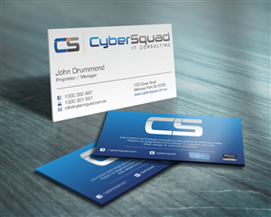 Business Card Design by HYPdesign for CyberSquad IT Consulting | Design: #1131634