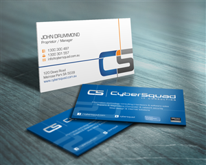 Business Card Design by HYPdesign for CyberSquad IT Consulting | Design: #1131637