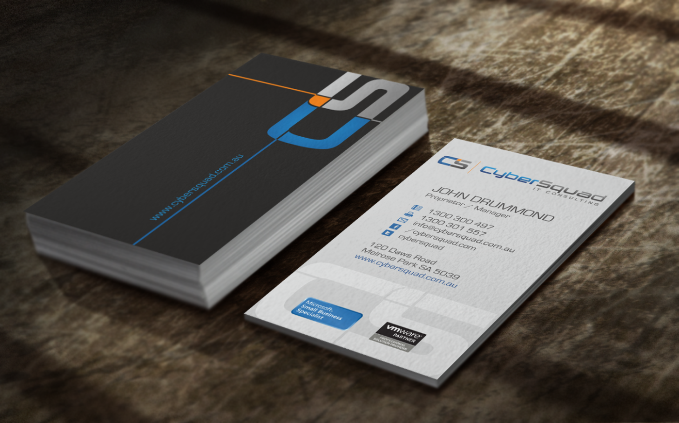 Business Card Design by HYPdesign for CyberSquad IT Consulting | Design #1149548