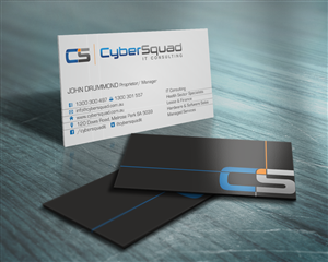 Business Card Design by HYPdesign for CyberSquad IT Consulting | Design: #1152123