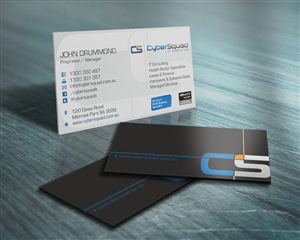 Business Card Design by HYPdesign for CyberSquad IT Consulting | Design: #1152124