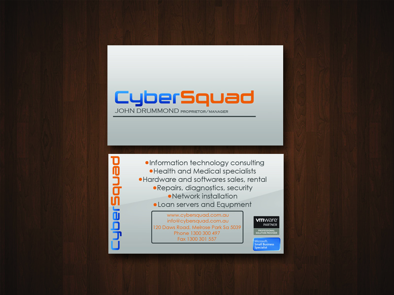 Business Card Design by NiksSmi for CyberSquad IT Consulting | Design #1128804
