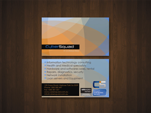 Business Card Design by NiksSmi for CyberSquad IT Consulting | Design: #1128809