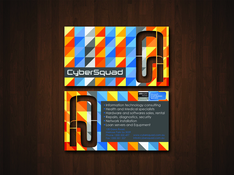 Business Card Design by NiksSmi for CyberSquad IT Consulting | Design #1128813