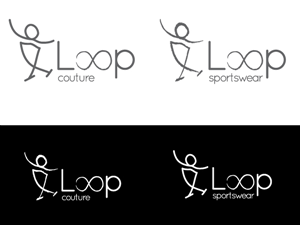 Loop, Loop Couture, Loop Sportswear | Logo Design by Kitchenfoil