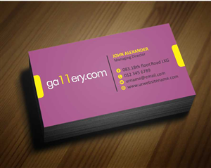 Business Card Design by AwsomeD for this project | Design: #4066708