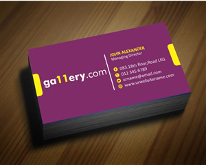 Business Card Design by AwsomeD for this project | Design: #4075895