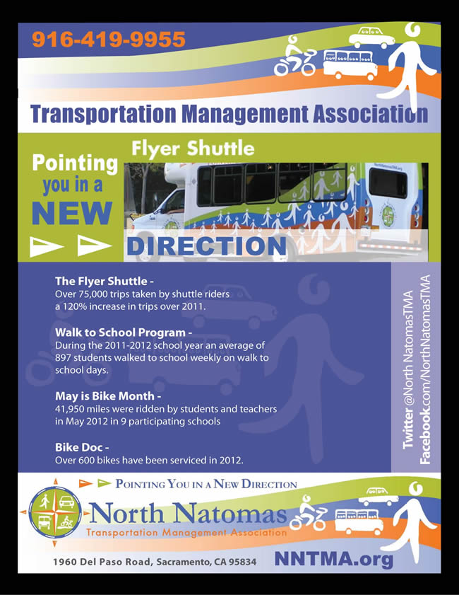 bold colorful school advertisement design for north natomas tma by natomas flyer shuttle