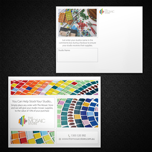 Stock Your Studio | Design de Carte Postale par Mon01
