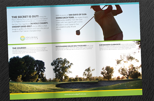 Popular Golf Club needs attractive brochure | Diseño de Brochure por Svetlin Angelov