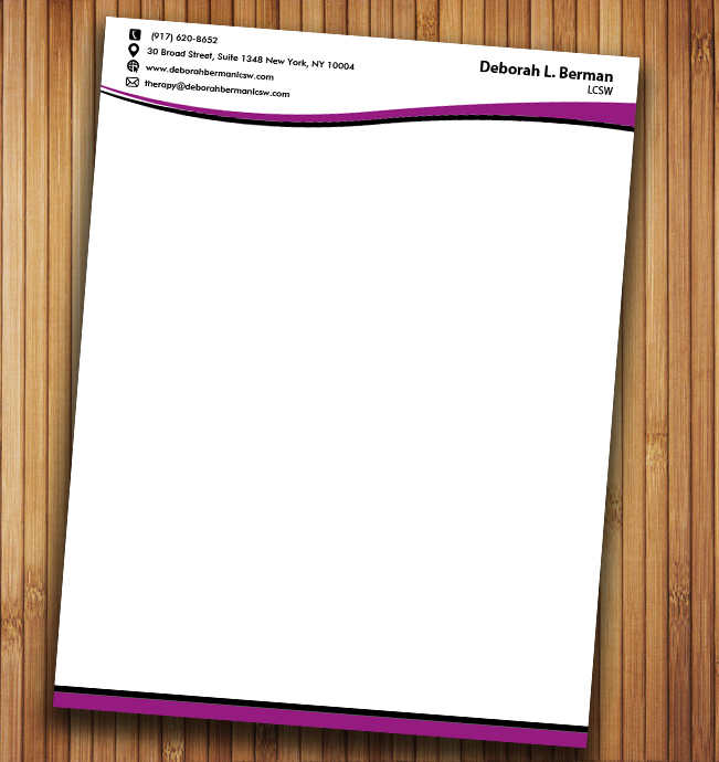 Letterhead Design by Vivek Chauhan for this project | Design #4136023