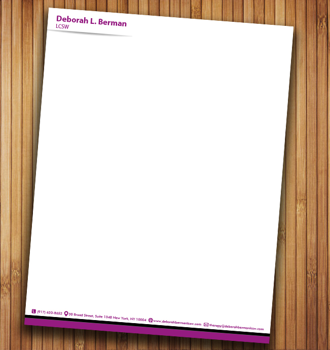 Letterhead Design by Vivek Chauhan for this project | Design #4136028