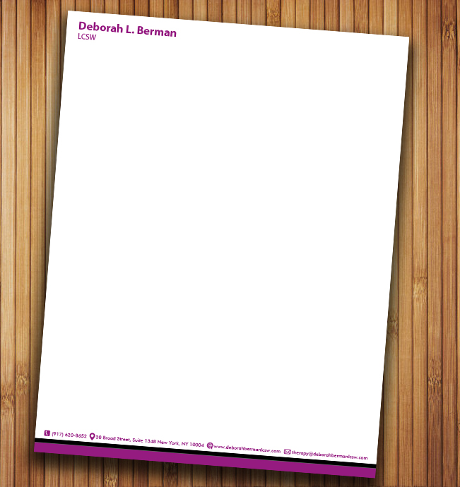 Letterhead Design by Vivek Chauhan for this project | Design #4136031