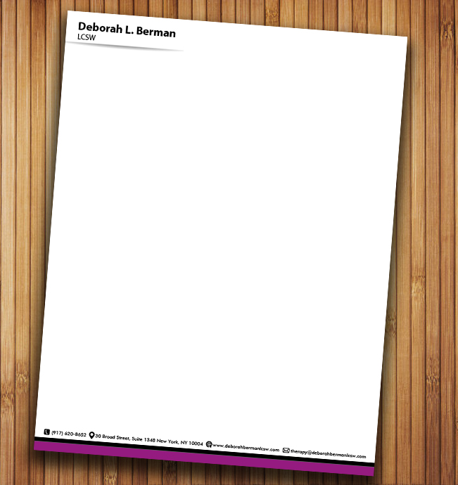 Letterhead Design by Vivek Chauhan for this project | Design #4136034