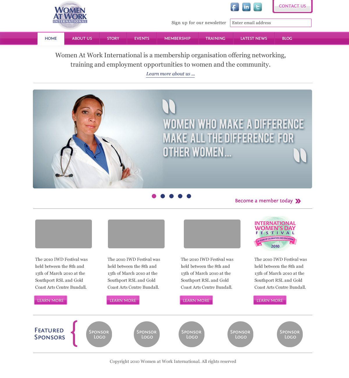 Web Design by Fielding Ideas for VERVE Online | Design #156012