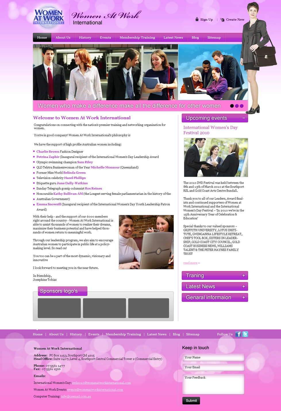 Web Design by DESIGNERS.dairy for VERVE Online | Design #155166